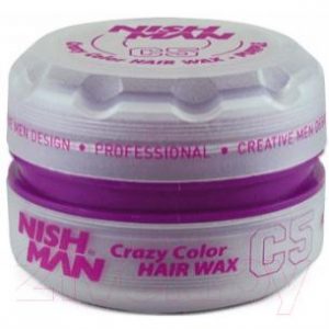 Воск для укладки волос NishMan C5 Purple цветной