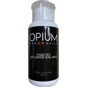 Жидкость для снятия гель-лака Opium 200мл
