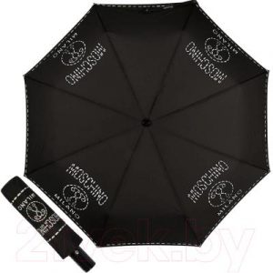 Зонт складной Moschino 8012-OCA Stitches Black