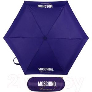 Зонт складной Moschino 8014-superminiF Couture! Blue