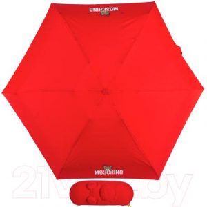 Зонт складной Moschino 8042-superminiC Shadow Bear Red