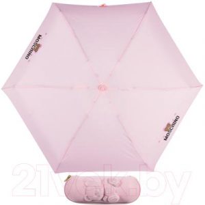 Зонт складной Moschino 8042-superminiN Shadow Bear Pink