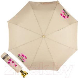 Зонт складной Moschino 8054-OCD Balloons Bear Beige