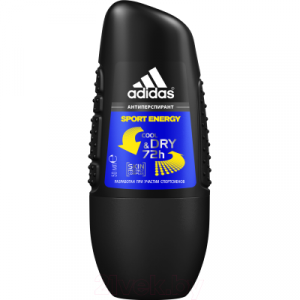 Антиперспирант шариковый Adidas Cool & Dry Sport Energy 72ч для мужчин