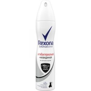 Антиперспирант-спрей Rexona Невидимая на черном и белом