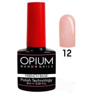 База для гель-лака Opium French nano nails base color 12