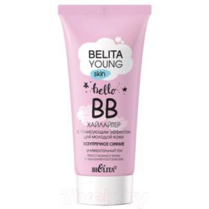 BB-крем Belita Young Skin Безупречное сияние хайлайтер с тонирующим эффектом