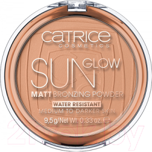 Бронзер Catrice Sun Glow Matt Bronzing Powder с эффектом загара матирующая 035