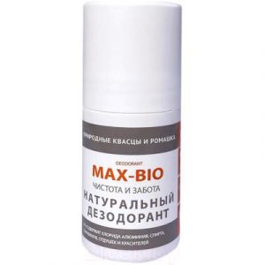 Дезодорант шариковый Max-Bio Чистота и забота