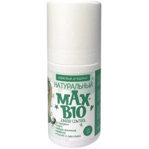 Дезодорант шариковый Max-Bio Junior control подростковый