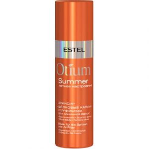 Эликсир для волос Estel Otium Summer Шелковые капли с UV-фильтром для кончиков волос