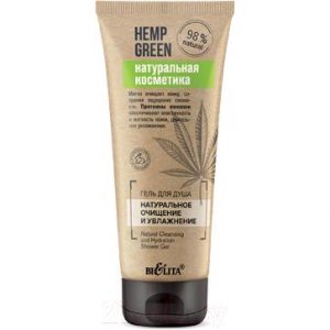 Гель для душа Belita Hemp Green Натуральное очищение и увлажнение