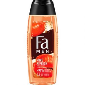 Гель для душа Fa Men Pure Refresh 2в1 тело-волосы освежающий аромат гуараны