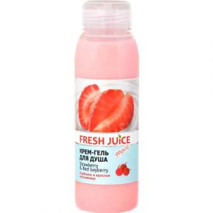 Гель для душа Fresh Juice Клубника и красная восковница