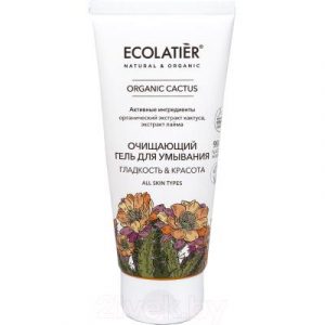 Гель для лица Ecolatier Green Cactus Гладкость & Красота