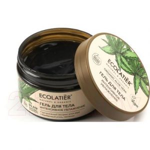 Гель для тела Ecolatier Green Интенсивное увлажнение Aloe Vera & Сharcoal