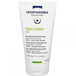 Гель для умывания Isis Pharma Teen Derm Gel очищающ отшелушив. для комбинирован. и жирной кожи