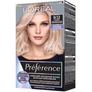 Гель-краска для волос L'Oreal Paris Preference Cool Blondes 9.12