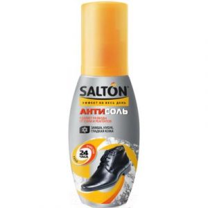 Краска для обуви Salton Professional Антисоль разводов от соли и реагентов
