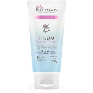 Крем детский Dermedic Emolient Linum Baby пополняющий недостаток липидов