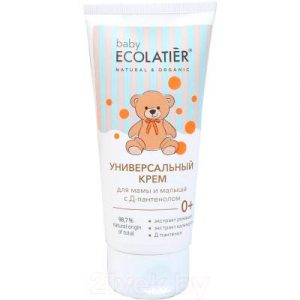 Крем детский Ecolatier Baby универсальный для мамы и малыша с Д-пантенолом 0+