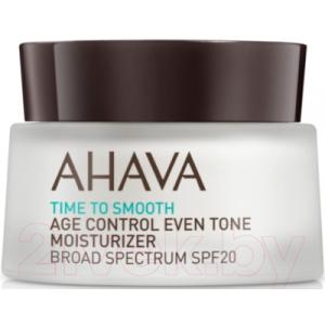 Крем для лица Ahava Time To Smooth Увлажняющий Ровный тон и проф-тика старения SPF20