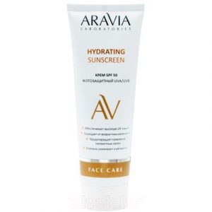 Крем для лица Aravia Laboratories Hydrating Sunscreen дневной фотозащитный SPF50