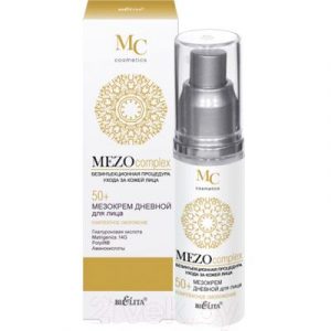 Крем для лица Belita MezoСomplex 50+ комплексное омоложение дневной