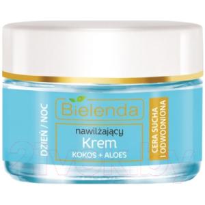 Крем для лица Bielenda Hydra Care увлажняющий кокос и алоэ д/смешанной жирной кожи
