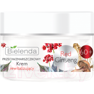 Крем для лица Bielenda Red Ginseng восстанавливающий против морщин 60+ день/ночь