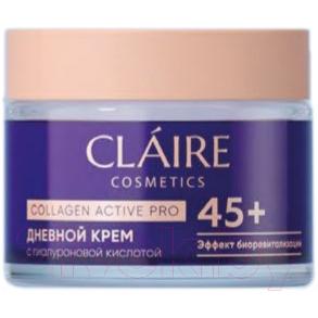 Крем для лица Claire Collagen Active Pro дневной 45+