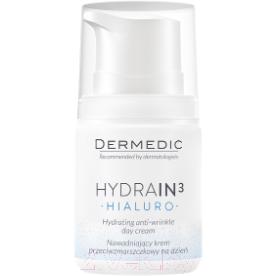 Крем для лица Dermedic Hydrain3 Hialuro увлажняющий против морщин на день