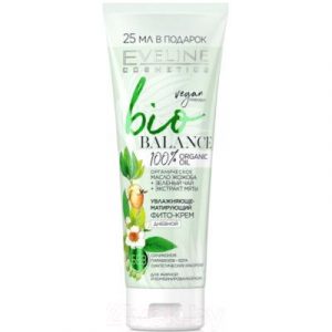 Крем для лица Eveline Cosmetics Bio Balance Увлажняюще-матирующий фито Дневной