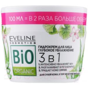 Крем для лица Eveline Cosmetics Bio Organic Гидрокрем Глубокое увлажнение 3в1