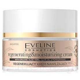 Крем для лица Eveline Cosmetics Organic Gold Регенерирующий увлажняющий