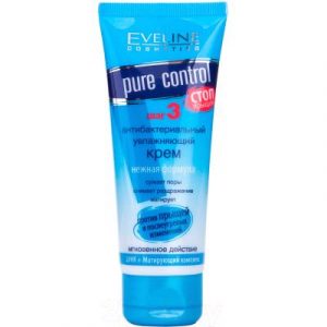 Крем для лица Eveline Cosmetics Pure Control антибактериальный увлажняющий
