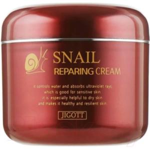 Крем для лица Jigott Snail Reparing Cream