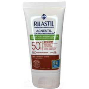 Крем для лица Rilastil Acnestil Себо-нормализующий для кожи склонной к акне SPF 50+