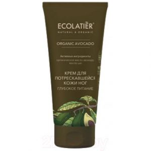 Крем для ног Ecolatier Green Avocado Глубокое питание для потрескавшейся кожи ног