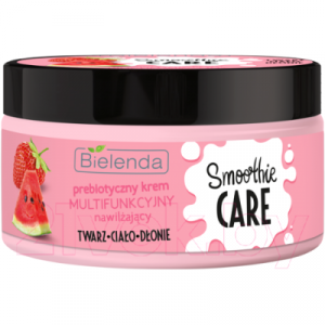 Крем для тела Bielenda Smoothie Care увлажняющий многофункц. пребиотик+клубника+арбуз