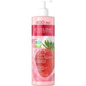 Крем для тела Eveline Cosmetics 99% Natural Увлажняюще-разглаживающий 3в1 клубника