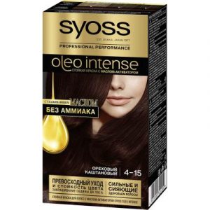 Крем-краска для волос Syoss Oleo Intense стойкая 4-15