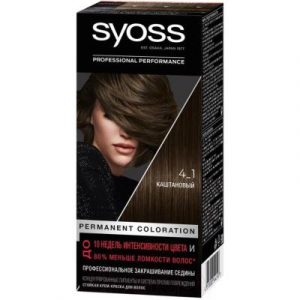 Крем-краска для волос Syoss Salonplex Permanent Coloration 4-1