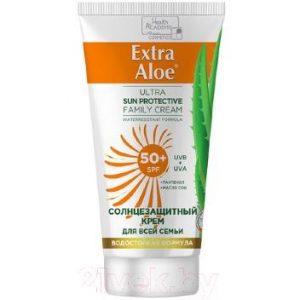 Крем солнцезащитный Health Academy Extra Aloe для всей семьи SPF50+