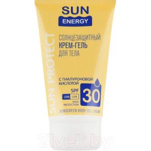 Крем солнцезащитный Sun Energy С гиалуроновой кислотой SPF30