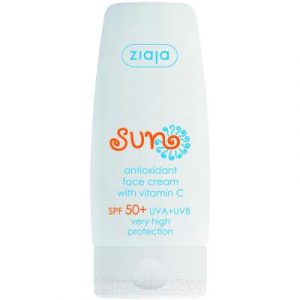 Крем солнцезащитный Ziaja Sun антиоксидант c витамином С SPF 50+