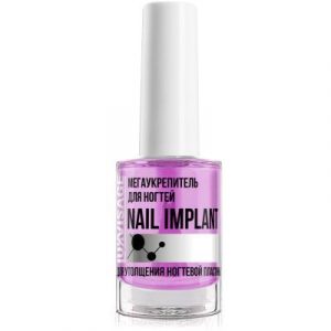 Лак для укрепления ногтей LUXVISAGE Nail Implant Мегаукрепитель для утолщения пластины