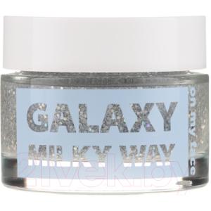 Маска для лица гелевая Dermal Yeppen Skin Peel-Off Milky Way с блестками