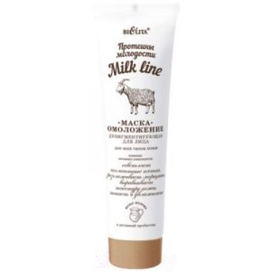 Маска для лица кремовая Belita Milk line Омоложение Депигментирующая для всех типов кожи