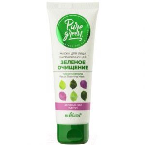 Маска для лица кремовая Belita Pure Green распаривающая Зеленое очищение